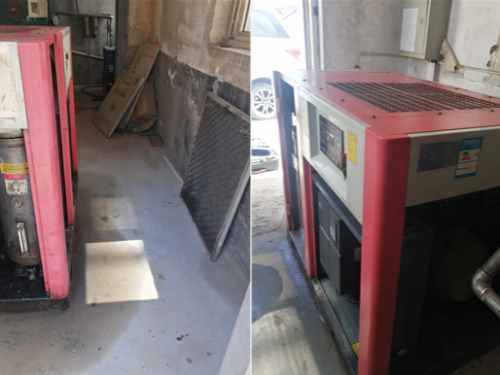 如此陋室，住在這里的螺桿空壓機(jī)都快哭了！